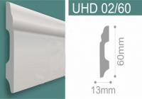 Плинтус напольный из дюрополимера Unica UHD 02/60